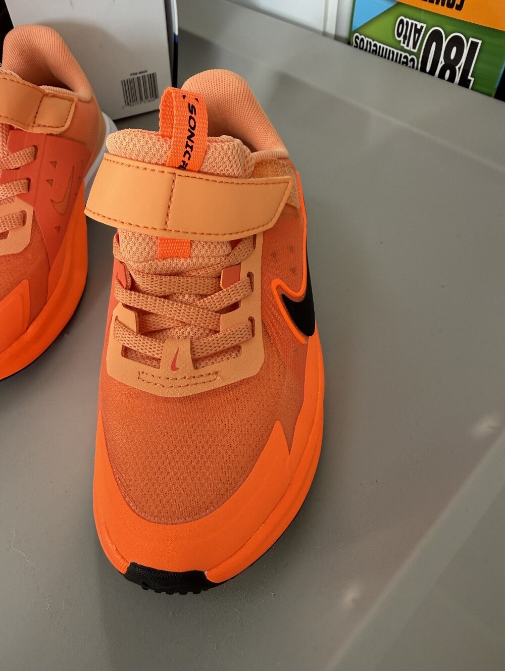 Nike Kids' Orange Athletic Sneakers - Bright Orange